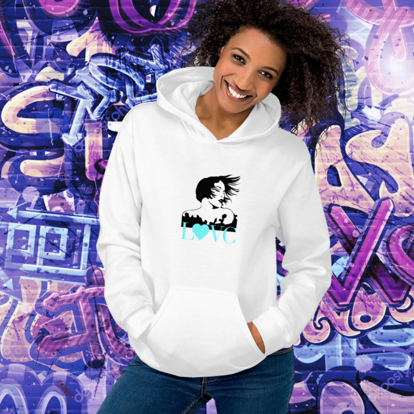 HOODIE CON CAPUCHA MUJER PERFIL
