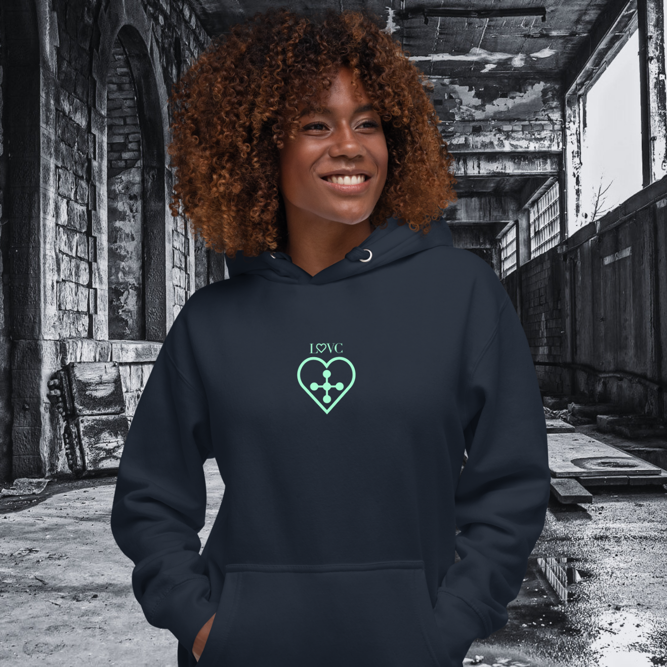 HOODIE CON CAPUCHA MUJER CROSS