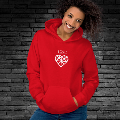 HOODIE CON CAPUCHA MUJER DIAMOND