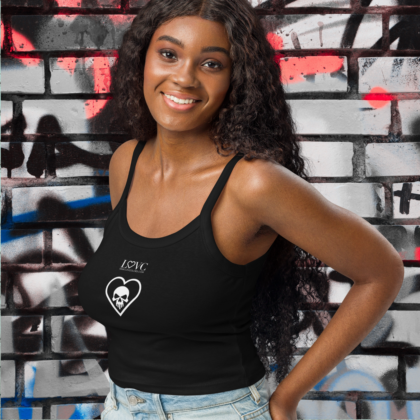 CAMISETA DE TIRANTES SKULL CUORE