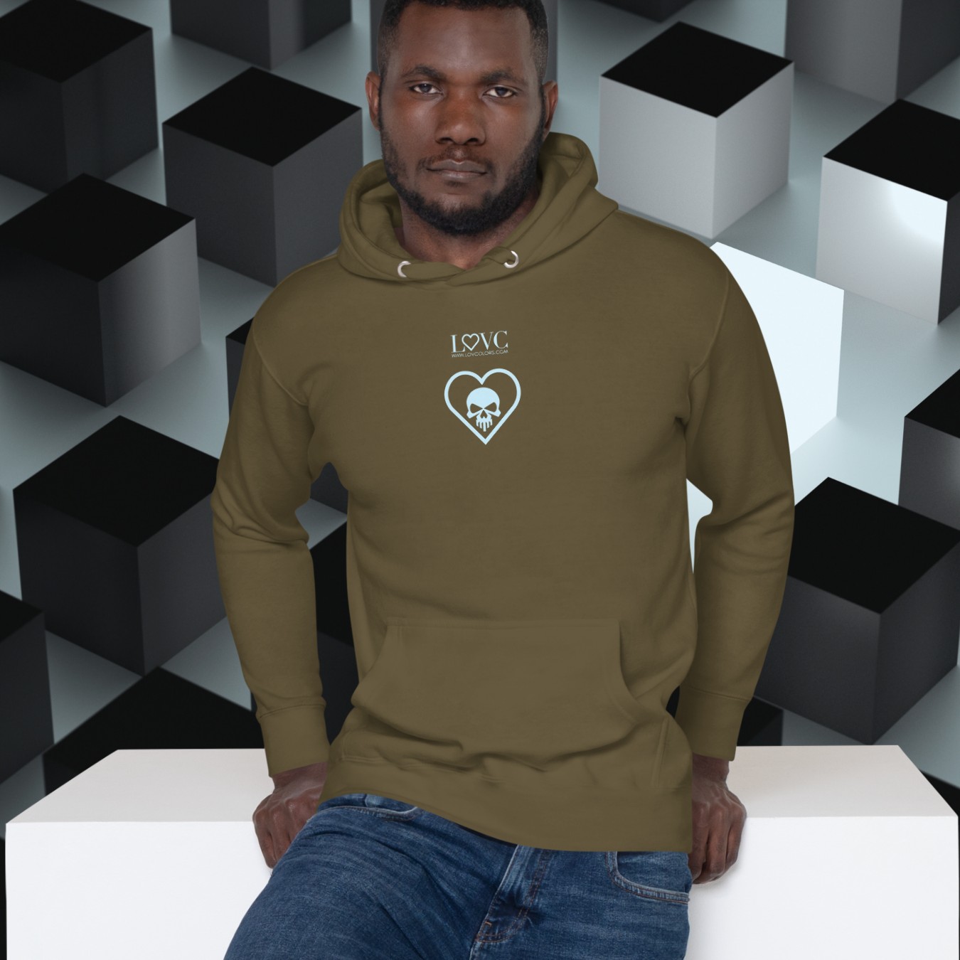 HOODIE CON CAPUCHA HOMBRE SKULL