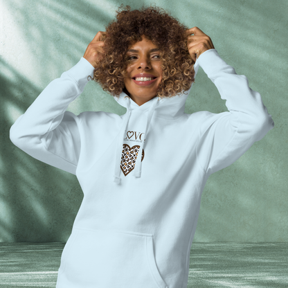 HOODIE CON CAPUCHA MUJER ANIMAL PRINT