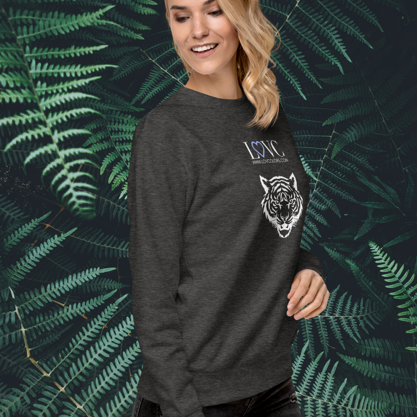 SUDADERA GRUESA MUJER TIGER