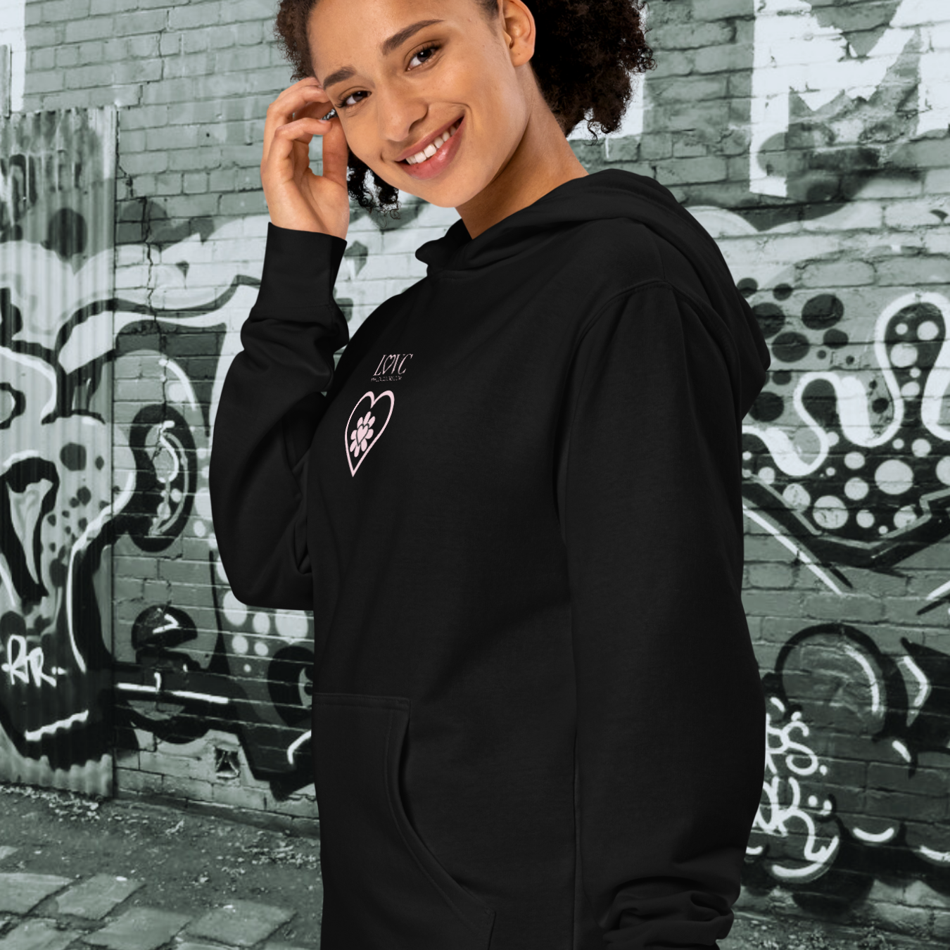 HOODIE PREMIUM CON CAPUCHA MUJER CUORE