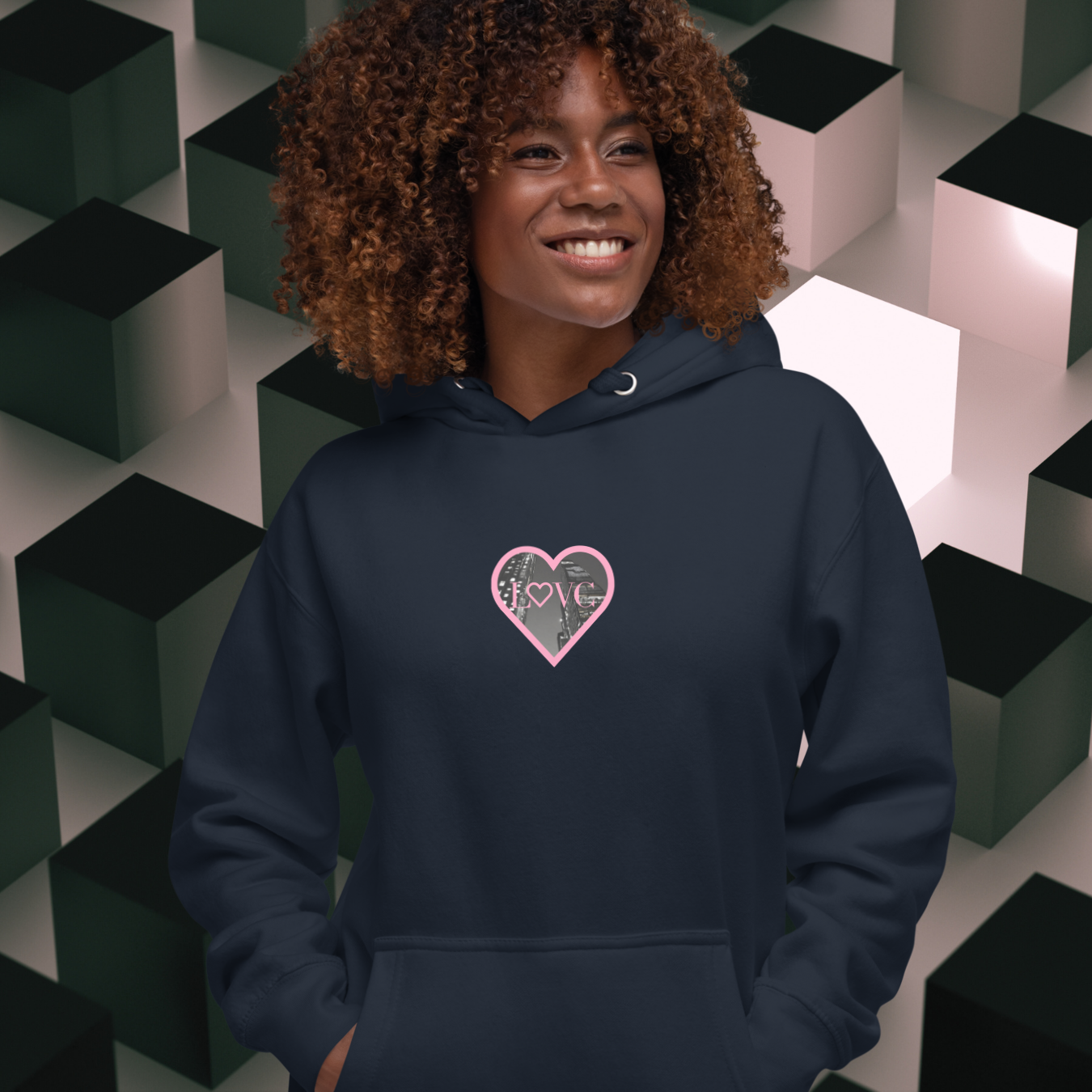 HOODIE CON CAPUCHA MUJER CITY