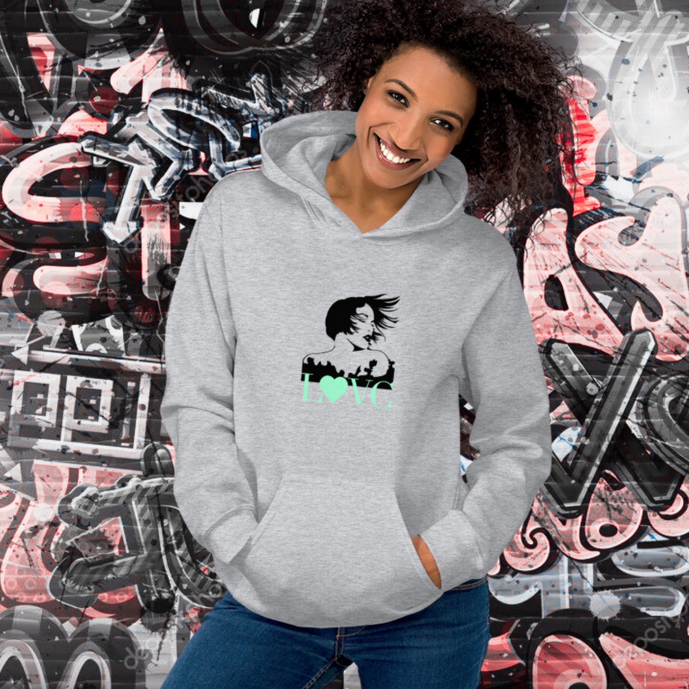 HOODIE CON CAPUCHA MUJER PERFIL