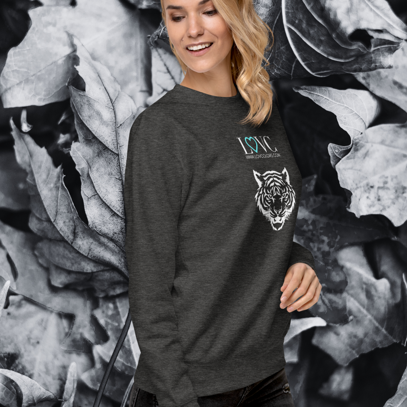 SUDADERA GRUESA MUJER TIGER