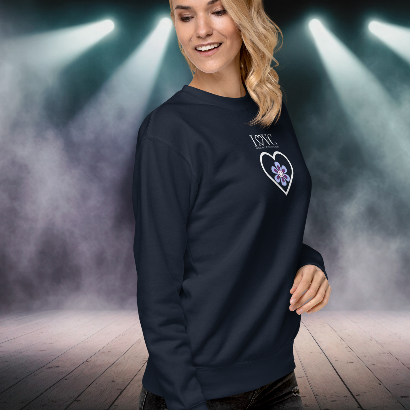 SUDADERA GRUESA MUJER FLOWER