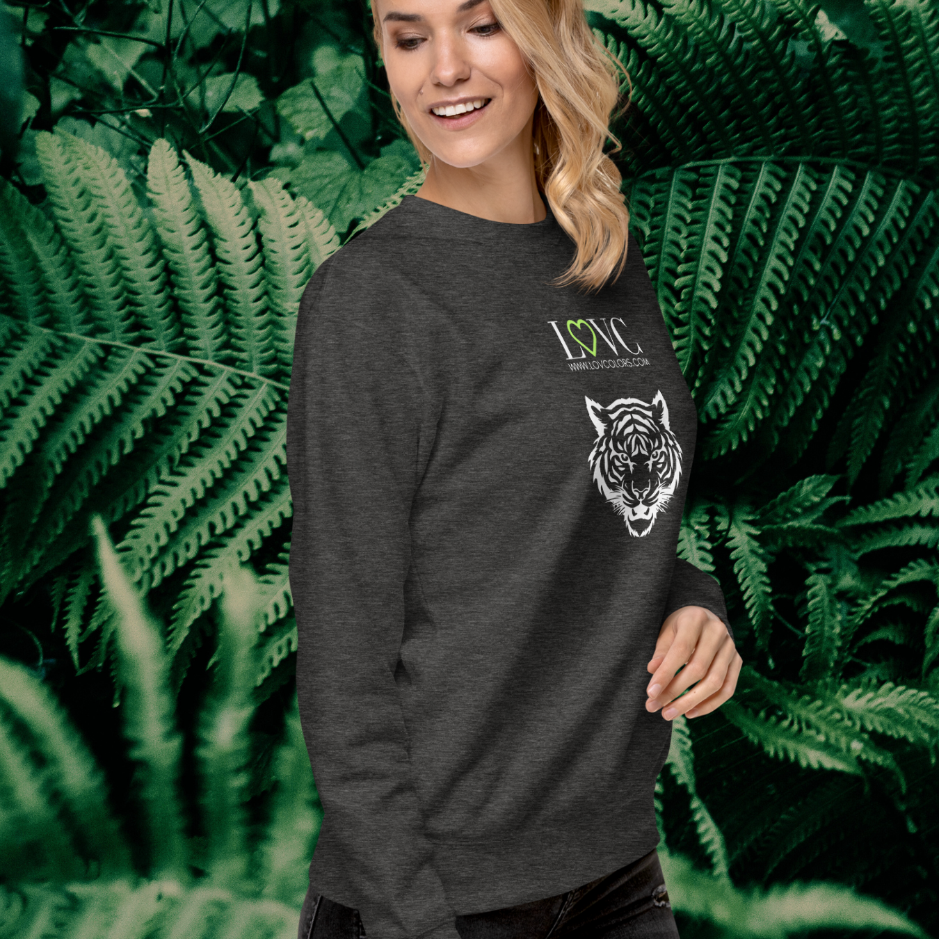 SUDADERA GRUESA MUJER TIGER