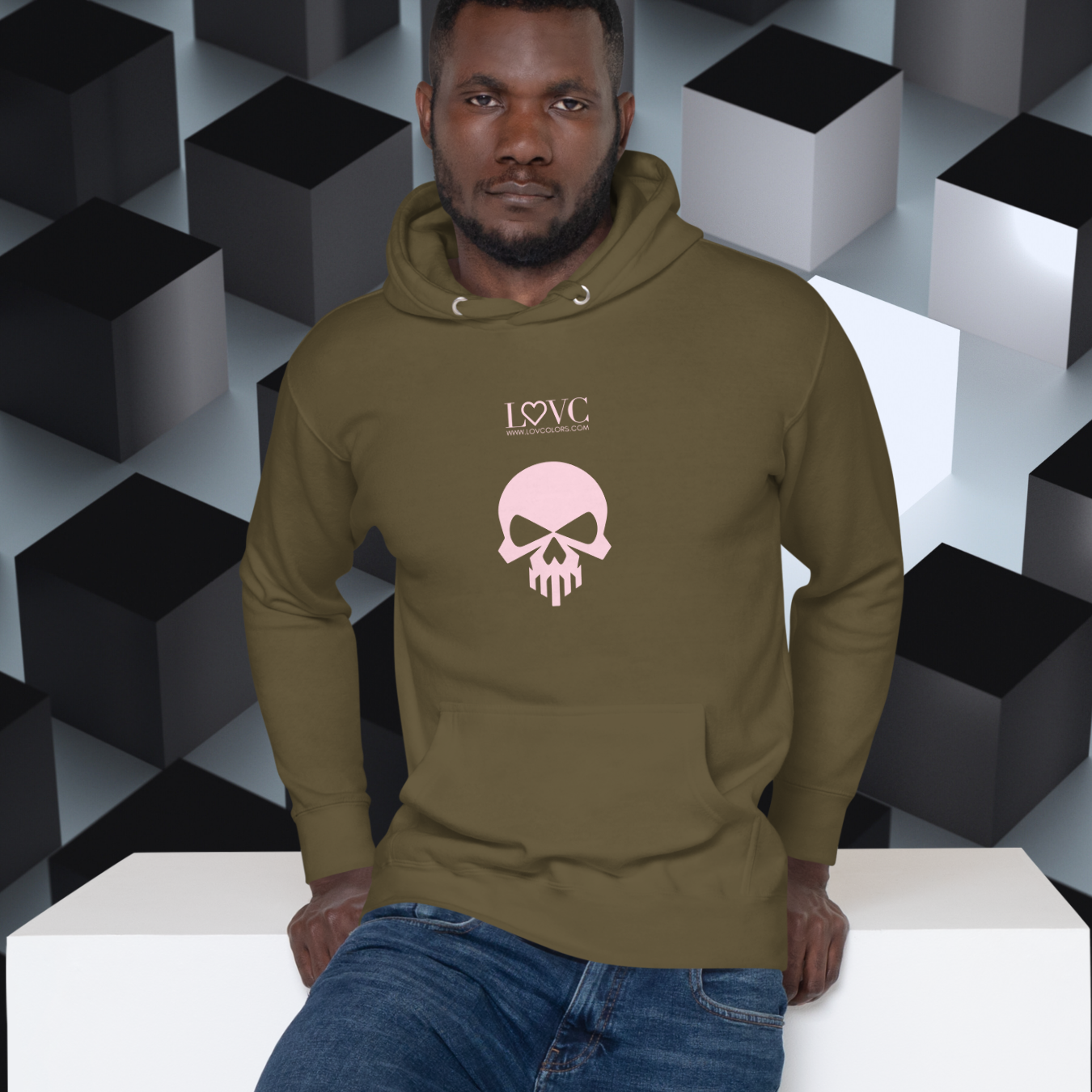 HOODIE CON CAPUCHA HOMBRE SKULL