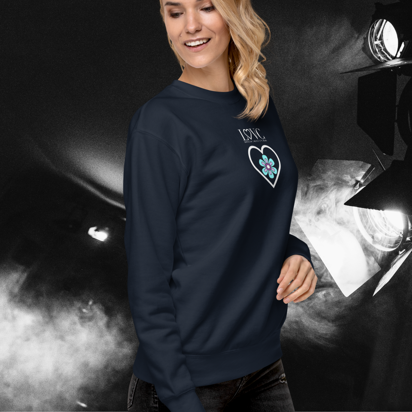 SUDADERA GRUESA MUJER FLOWER