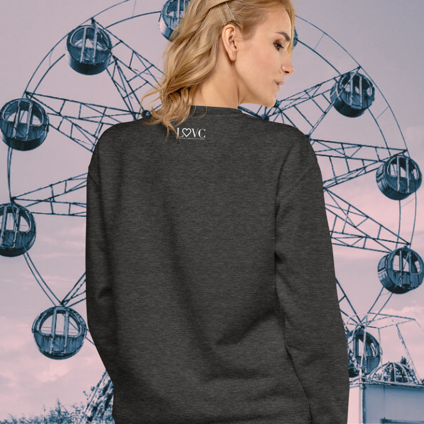 SUDADERA GRUESA MUJER ANIMAL PRINT