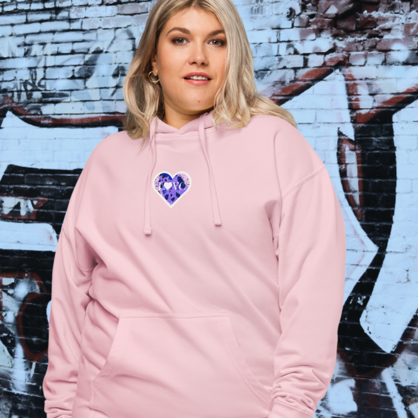 HOODIE PREMIUM CON CAPUCHA MUJER ANIMAL PRINT