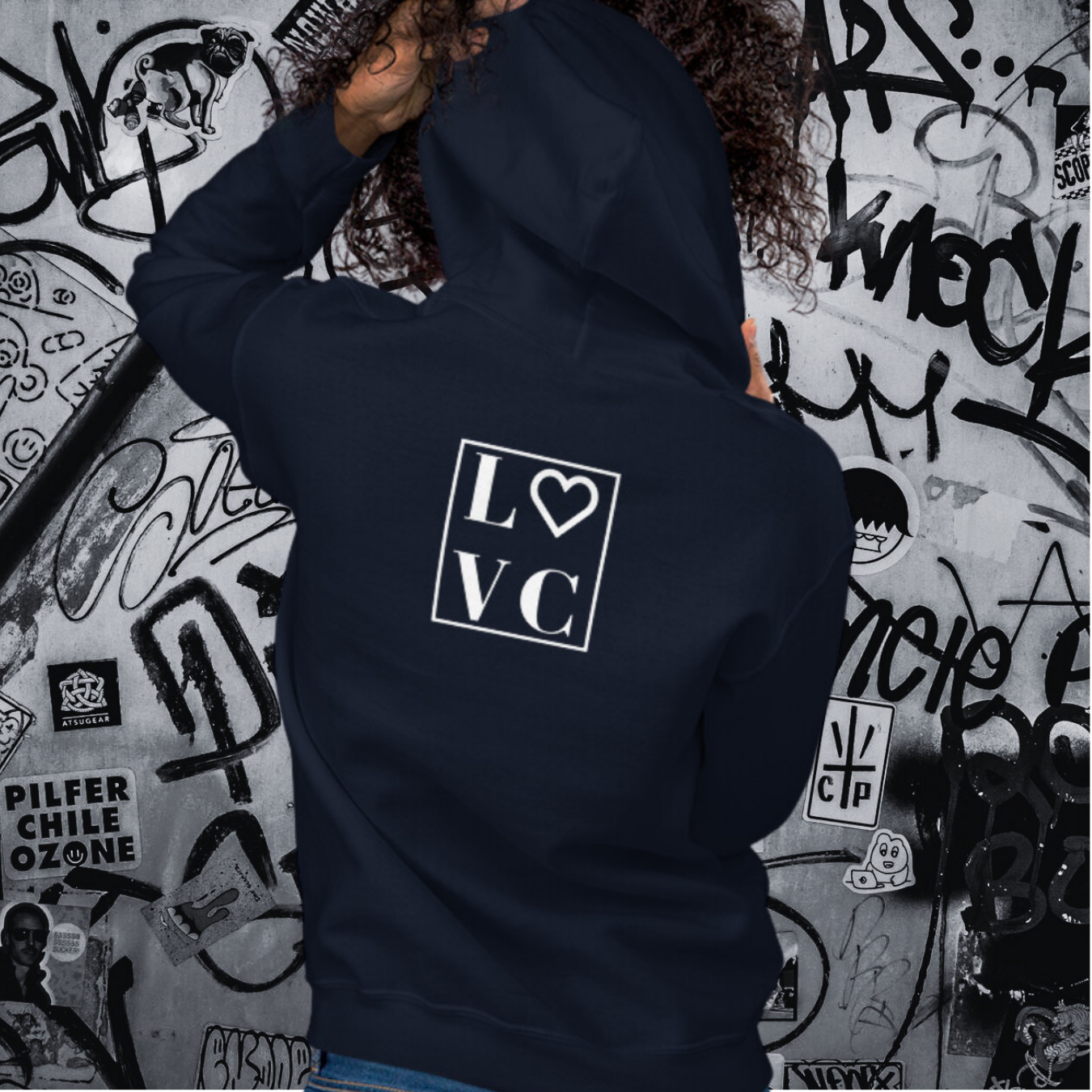 HOODIE CON CAPUCHA MUJER ARTE