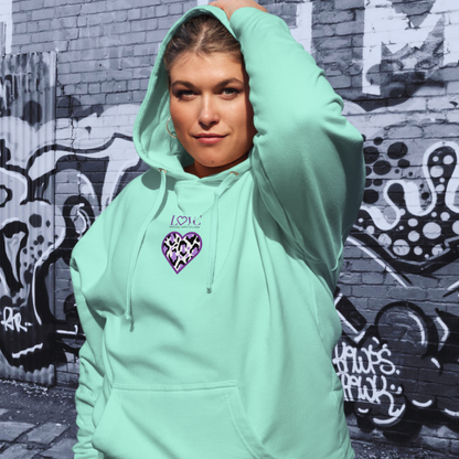 HOODIE PREMIUM CON CAPUCHA MUJER ANIMAL PRINT