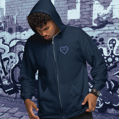 HOODIE CON CAPUCHA Y CREMALLERA HOMBRE COOL