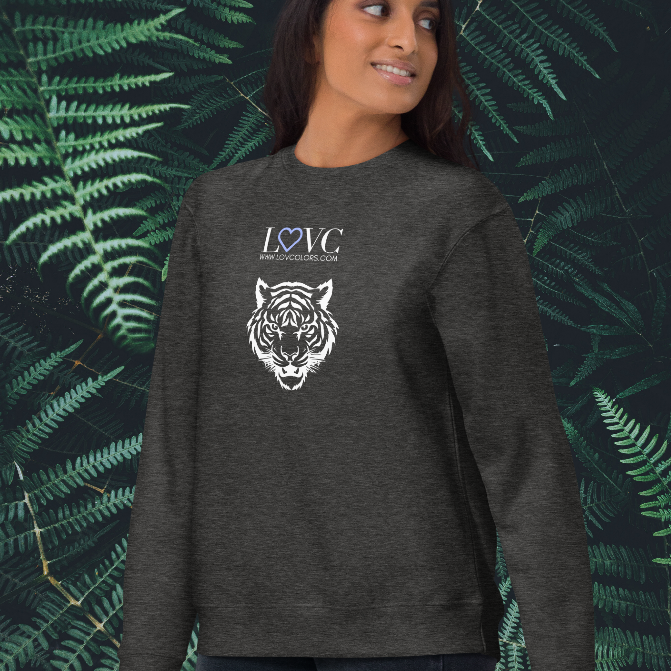 SUDADERA GRUESA MUJER TIGER