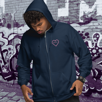 HOODIE CON CAPUCHA Y CREMALLERA HOMBRE COOL