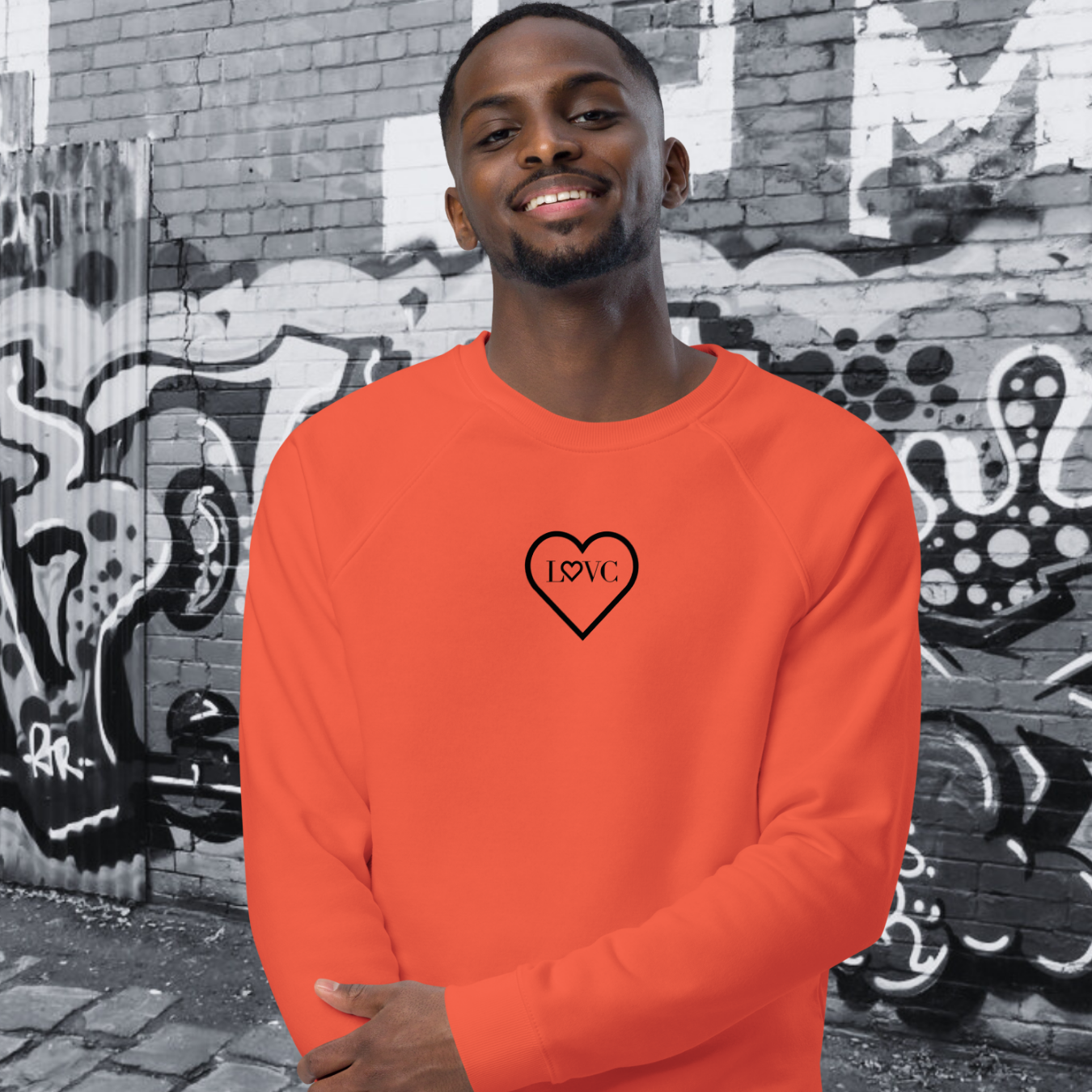 SUDADERA ORGÁNICA HOMBRE LOGO CLASSIC