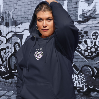 HOODIE PREMIUM CON CAPUCHA MUJER ANIMAL PRINT