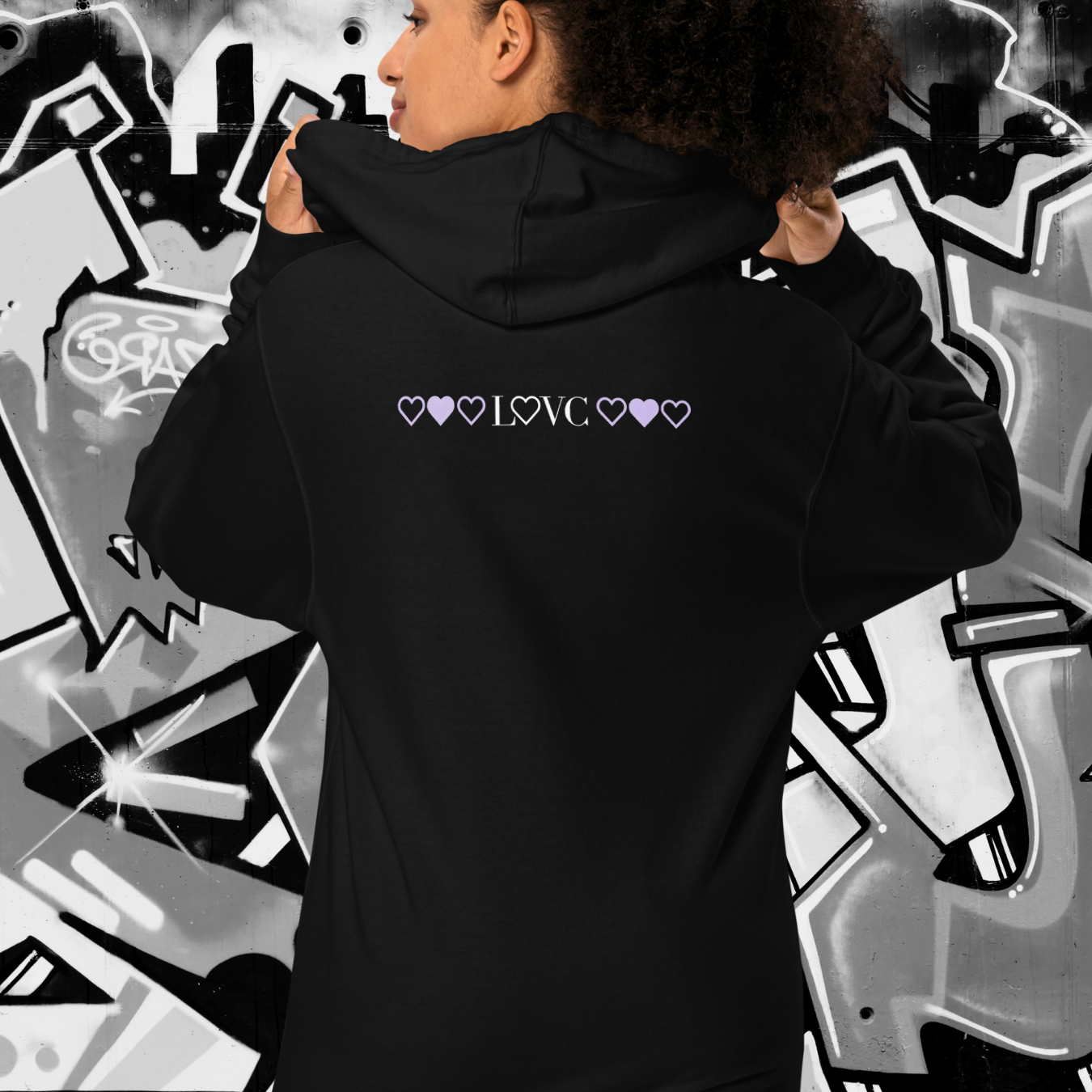 HOODIE PREMIUM CON CAPUCHA MUJER ANIMAL PRINT
