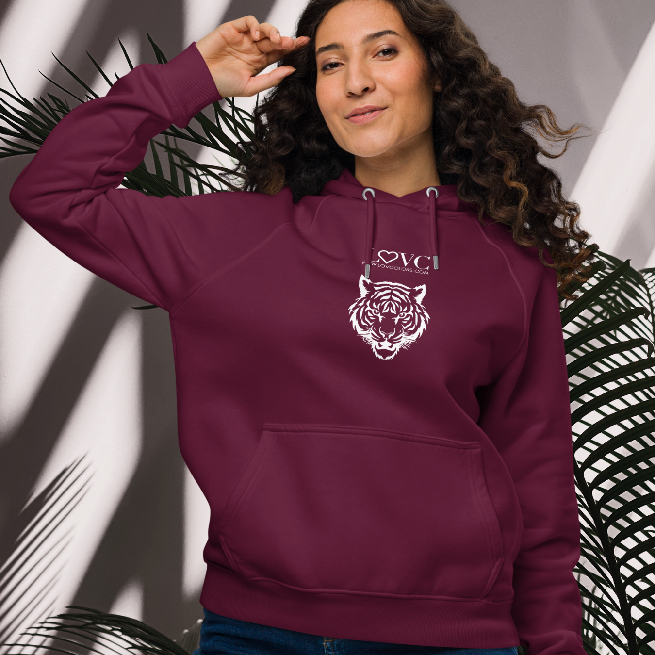 HOODIE CON CAPUCHA ECO MUJER TIGER