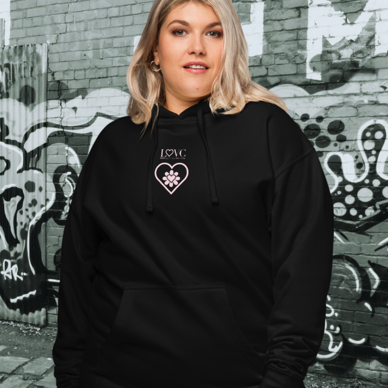 HOODIE PREMIUM CON CAPUCHA MUJER CUORE