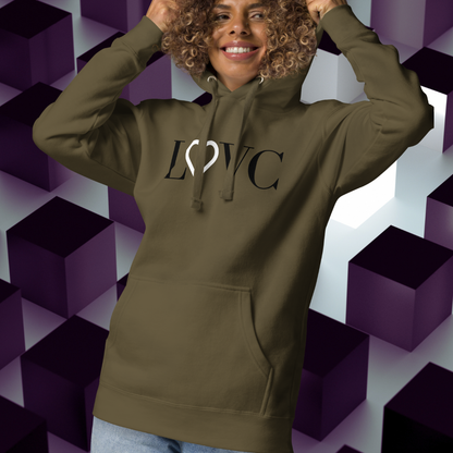 HOODIE CON CAPUCHA MUJER LOGO XL