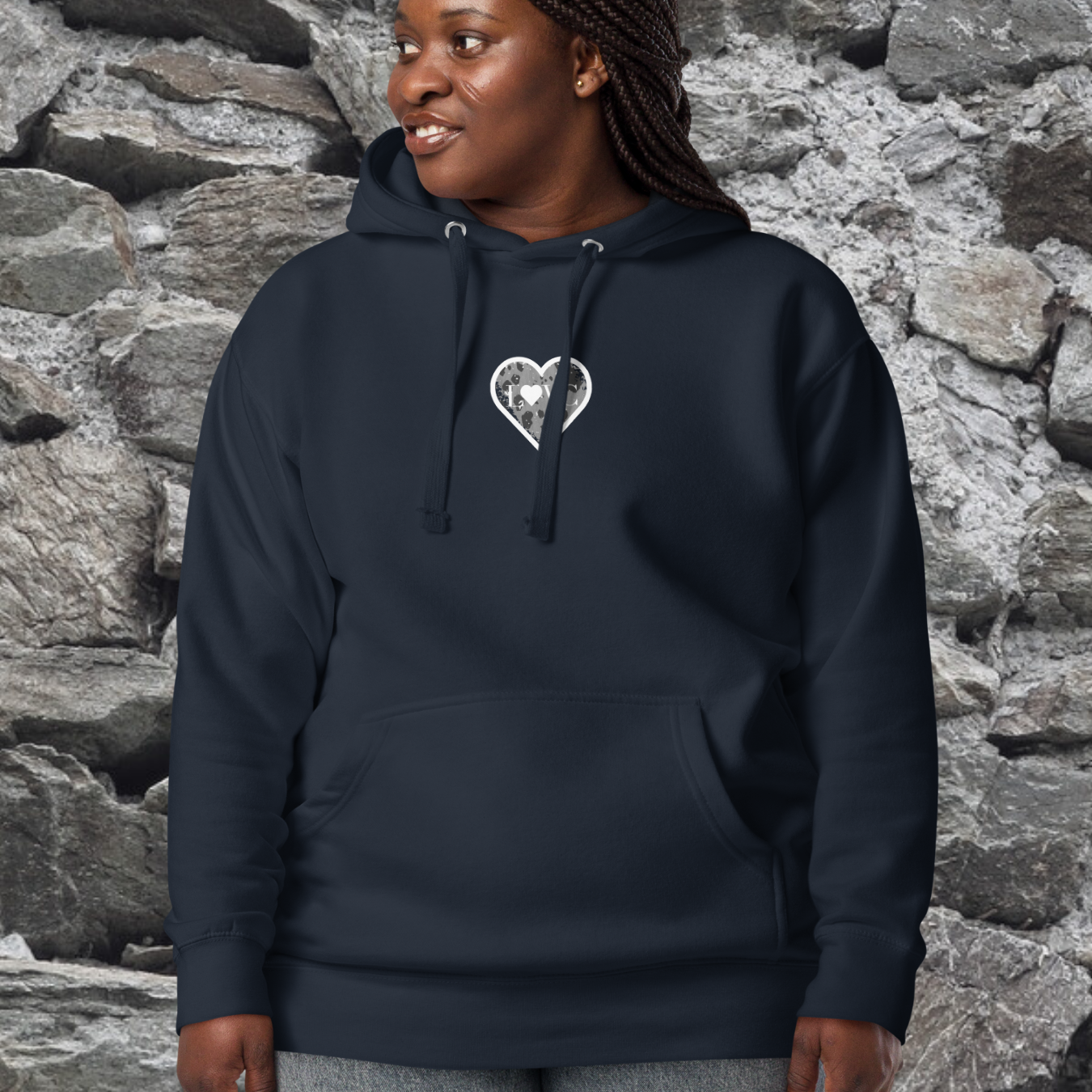HOODIE CON CAPUCHA MUJER ANIMAL PRINT