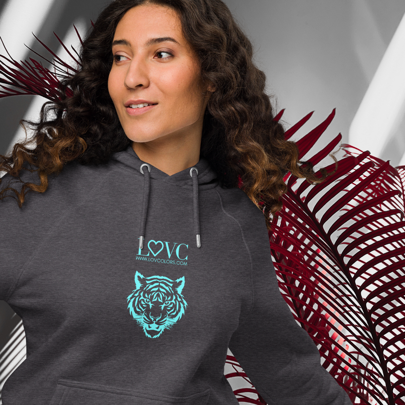 HOODIE CON CAPUCHA ECO MUJER TIGER