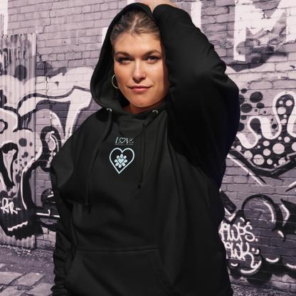 HOODIE PREMIUM CON CAPUCHA MUJER CUORE