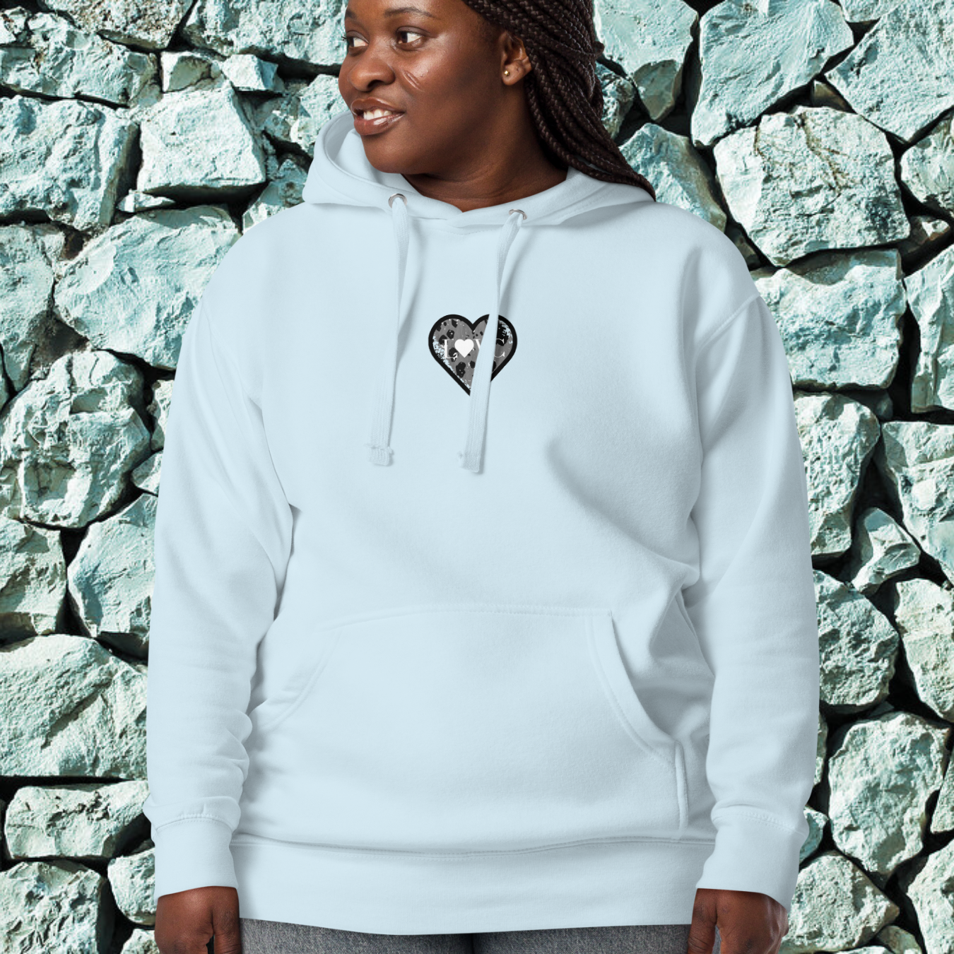 HOODIE CON CAPUCHA MUJER ANIMAL PRINT