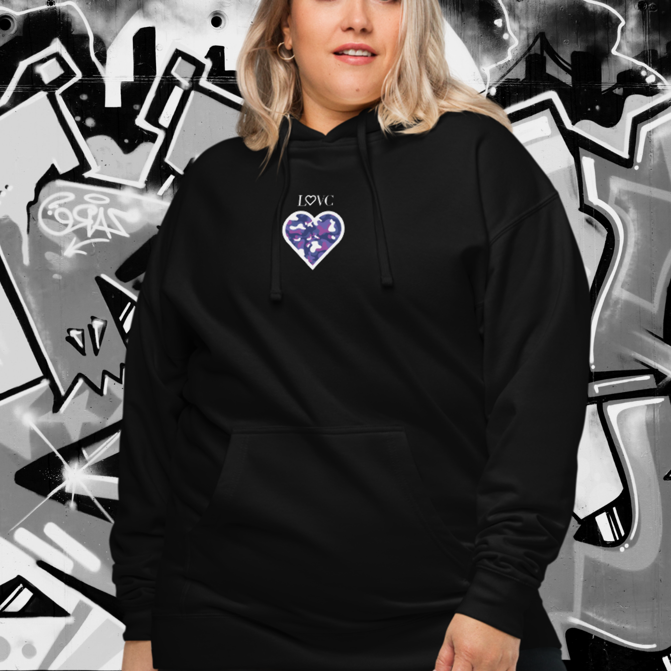 HOODIE PREMIUM CON CAPUCHA MUJER ANIMAL PRINT