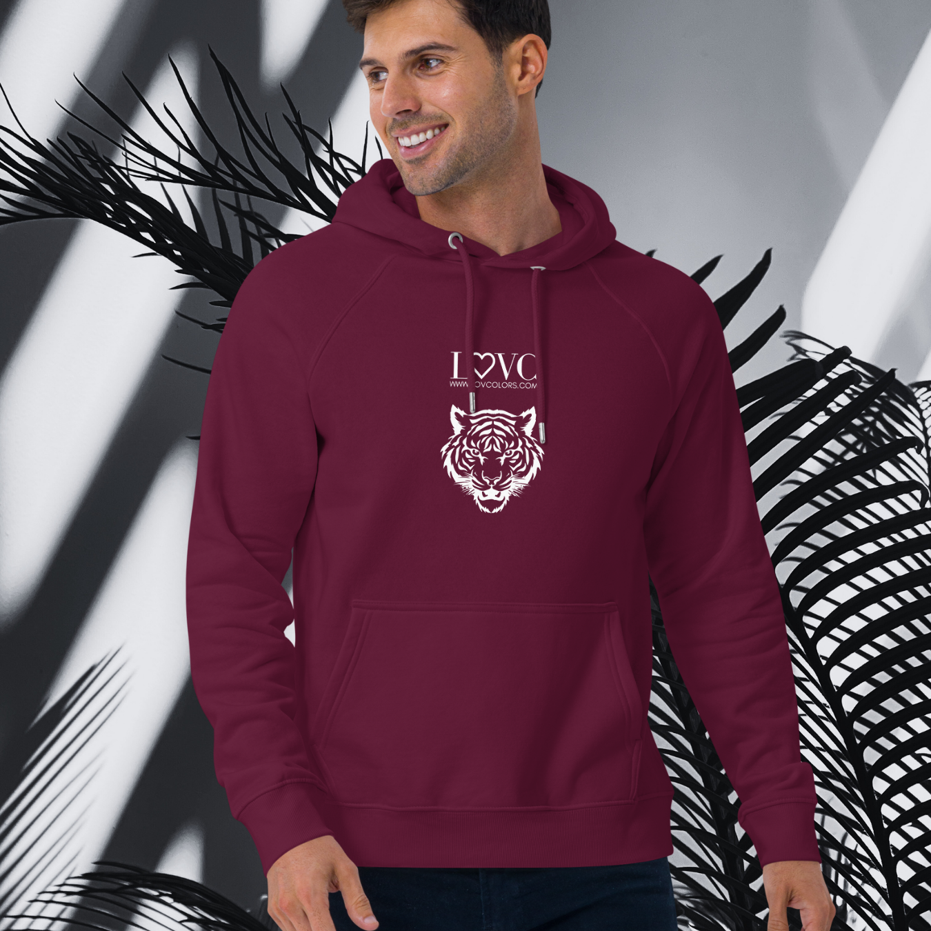 HOODIE CON CAPUCHA ECO HOMBRE TIGER