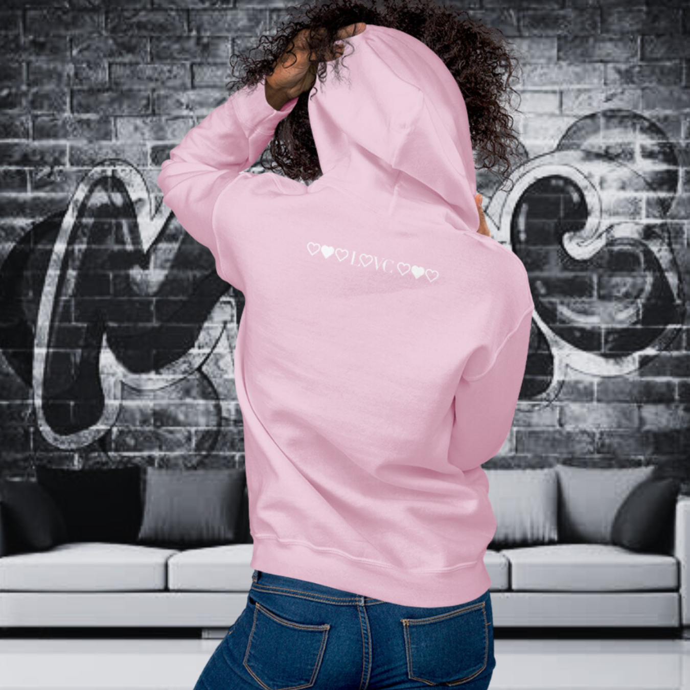 HOODIE CON CAPUCHA MUJER SKULL