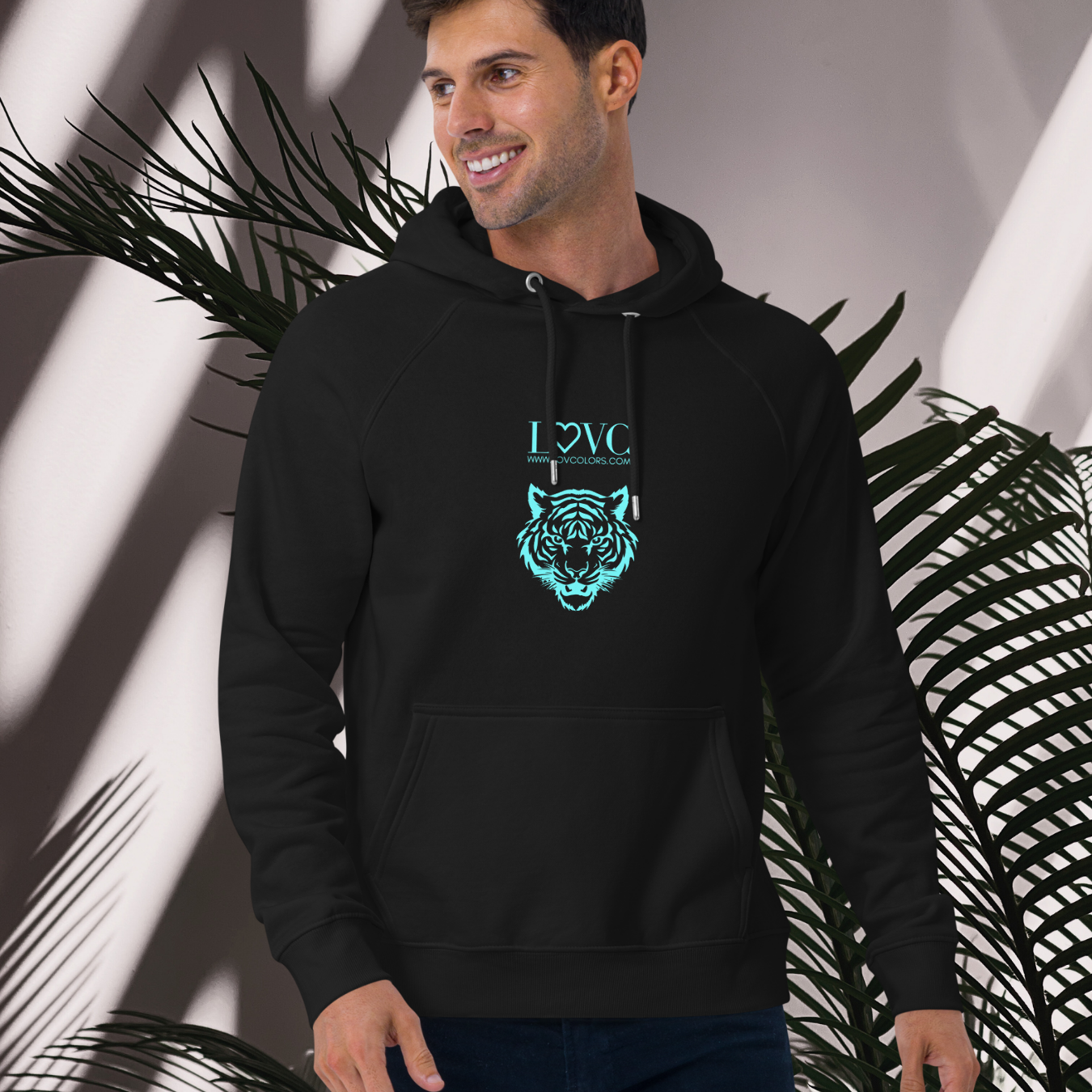 HOODIE CON CAPUCHA ECO HOMBRE TIGER