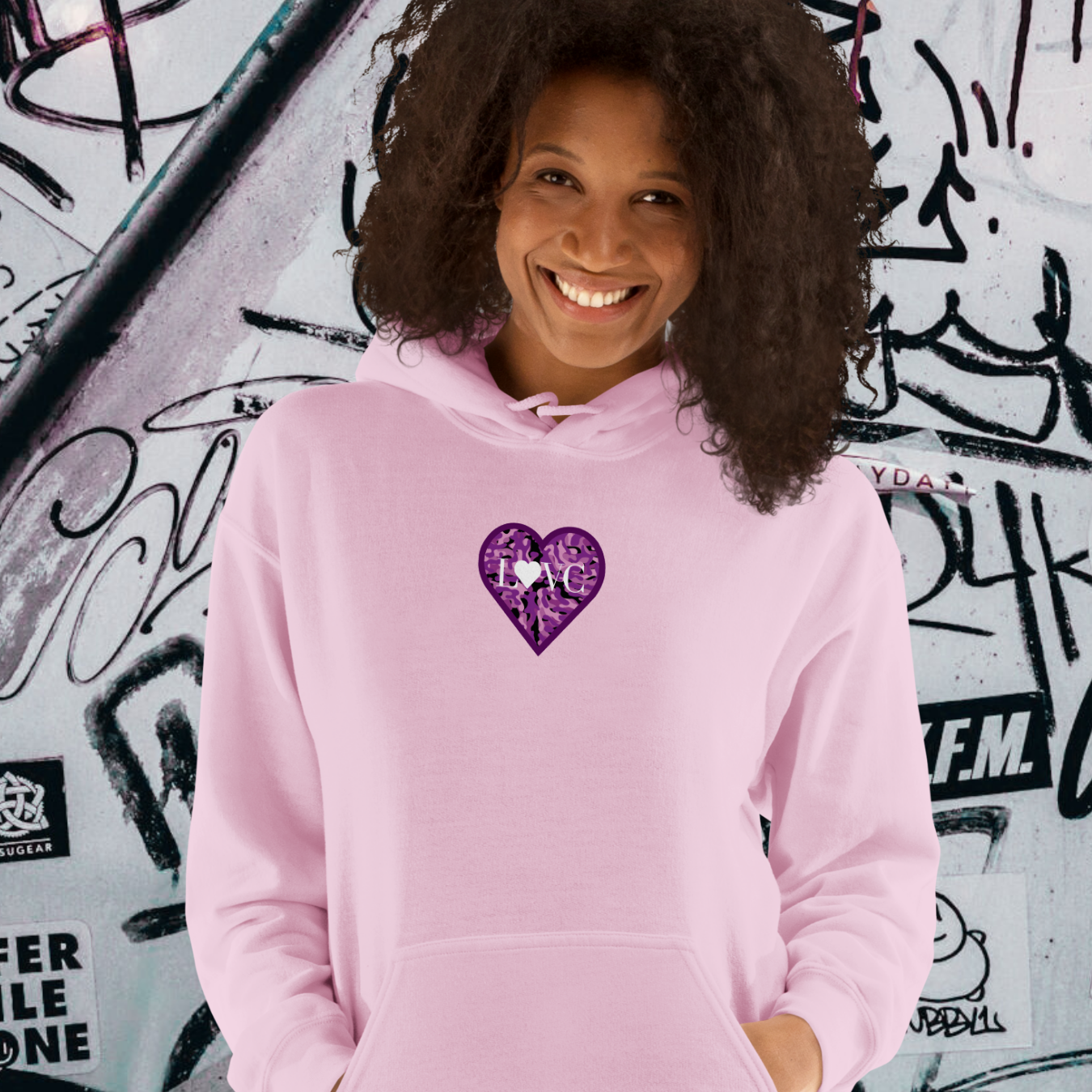 HOODIE CON CAPUCHA MUJER ANIMAL PRINT