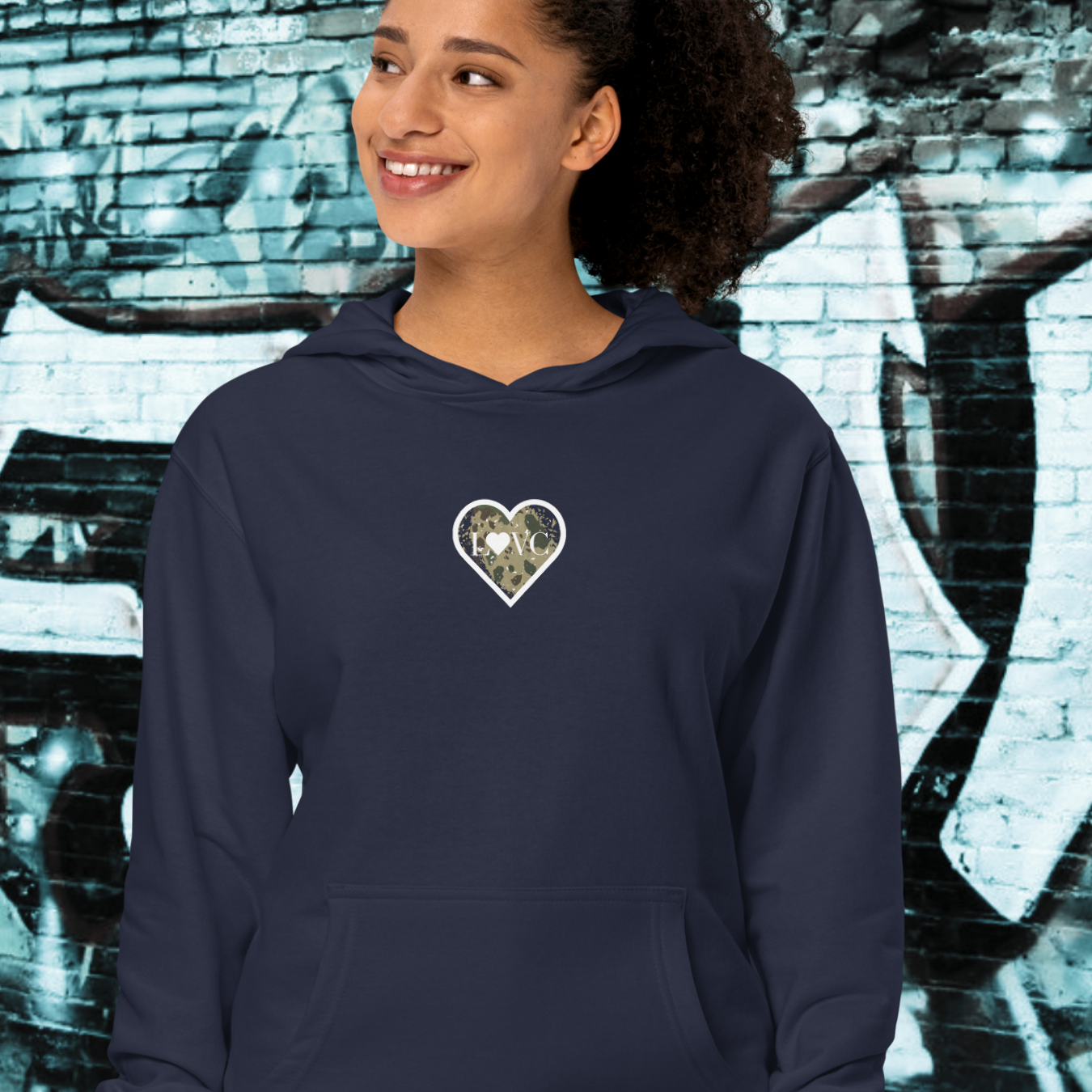 HOODIE PREMIUM CON CAPUCHA MUJER ANIMAL PRINT