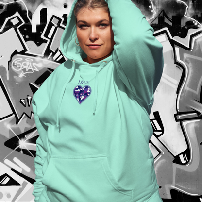 HOODIE PREMIUM CON CAPUCHA MUJER ANIMAL PRINT