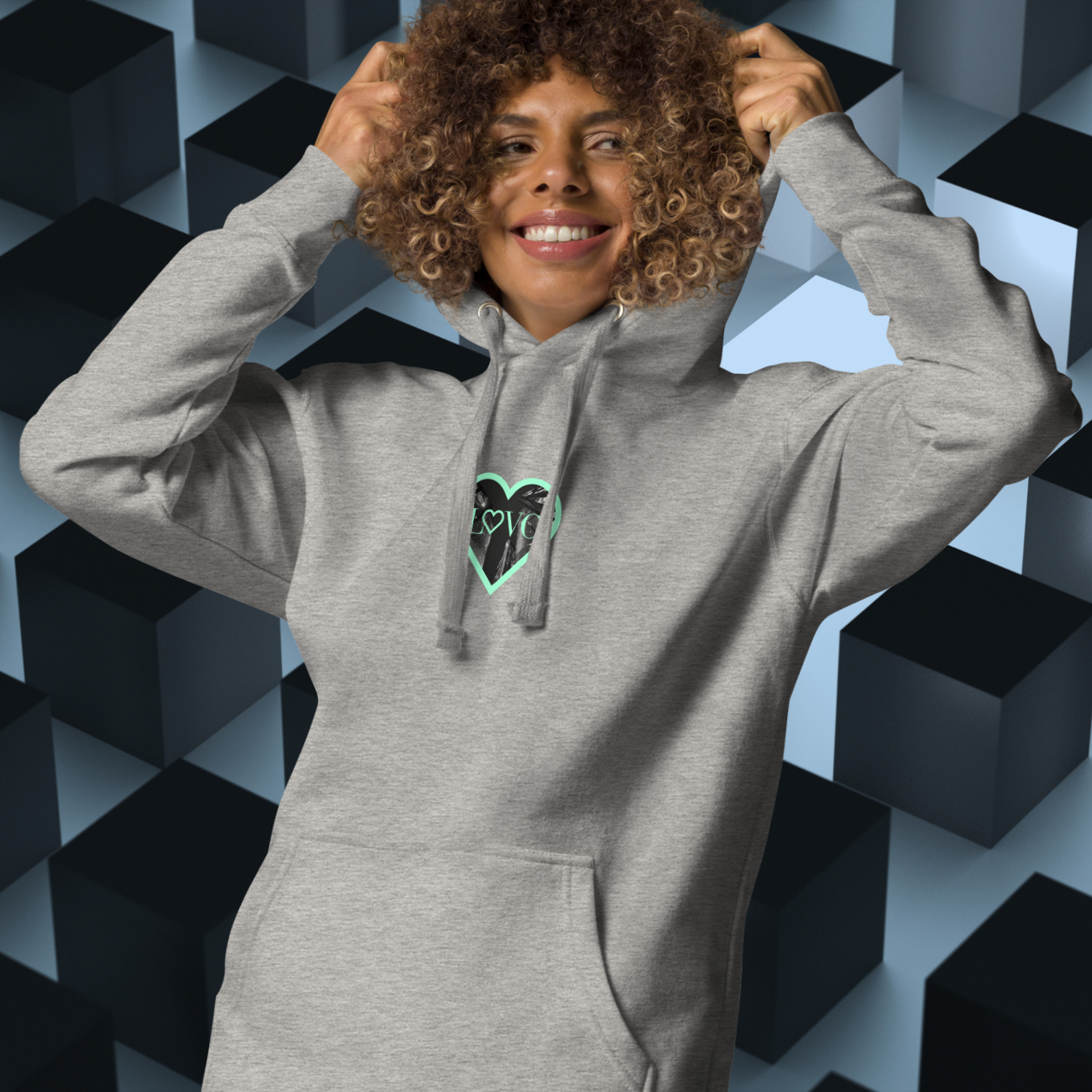 HOODIE CON CAPUCHA MUJER CITY