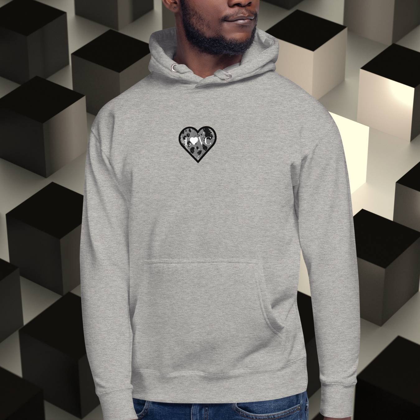 HOODIE CON CAPUCHA HOMBRE ANIMAL PRINT
