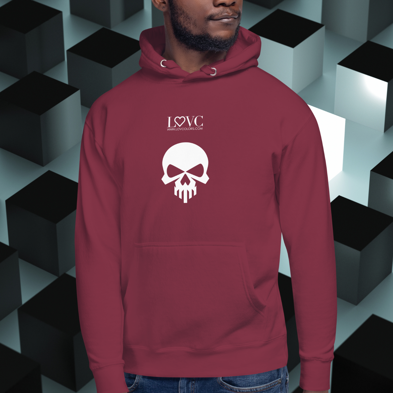 HOODIE CON CAPUCHA HOMBRE SKULL