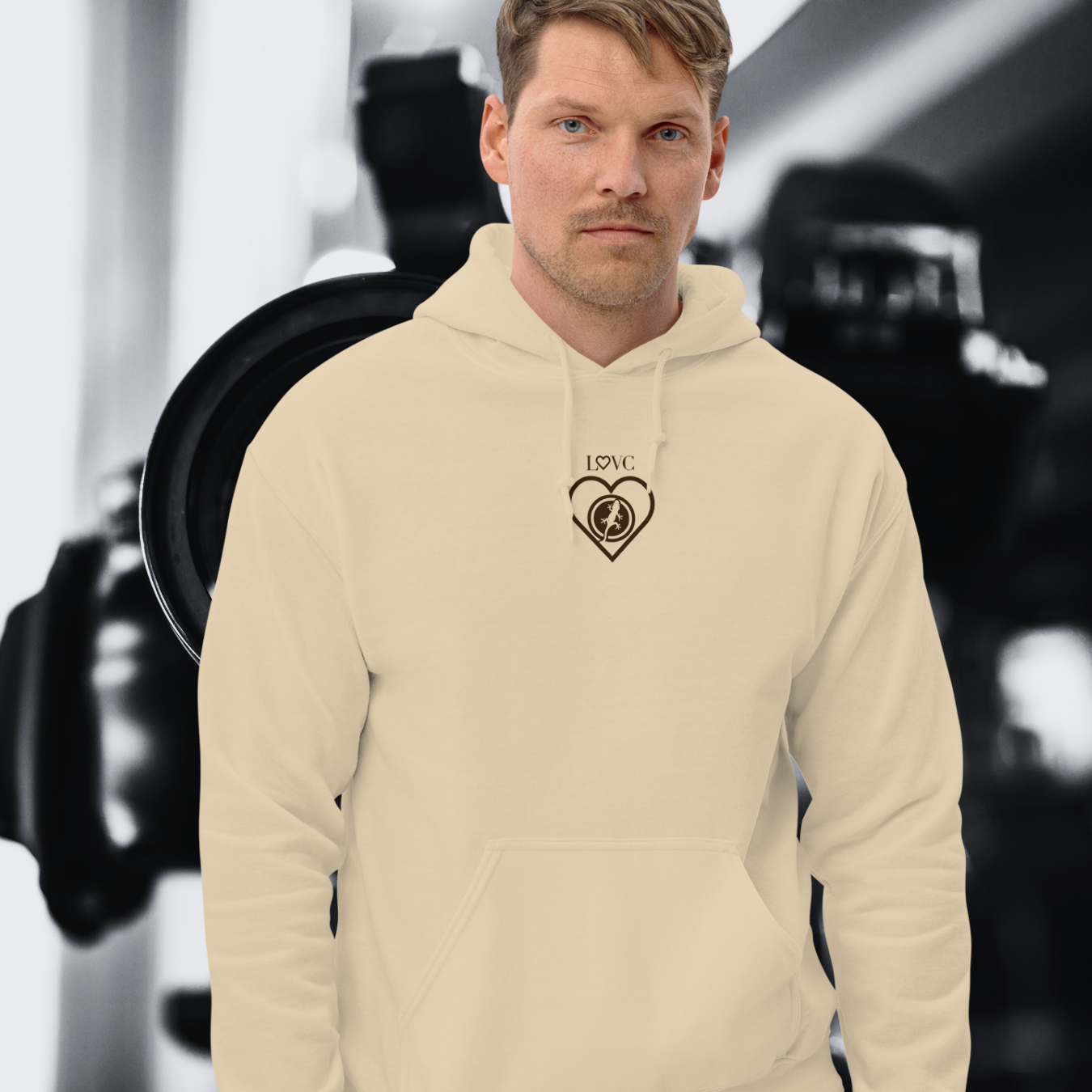 HOODIE CON CAPUCHA HOMBRE LIZARD