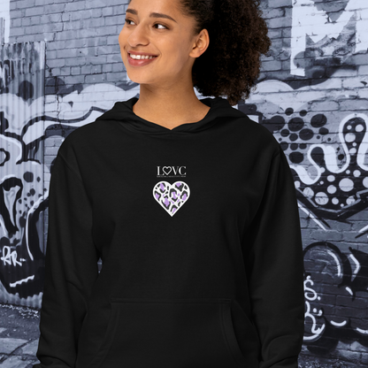 HOODIE PREMIUM CON CAPUCHA MUJER ANIMAL PRINT