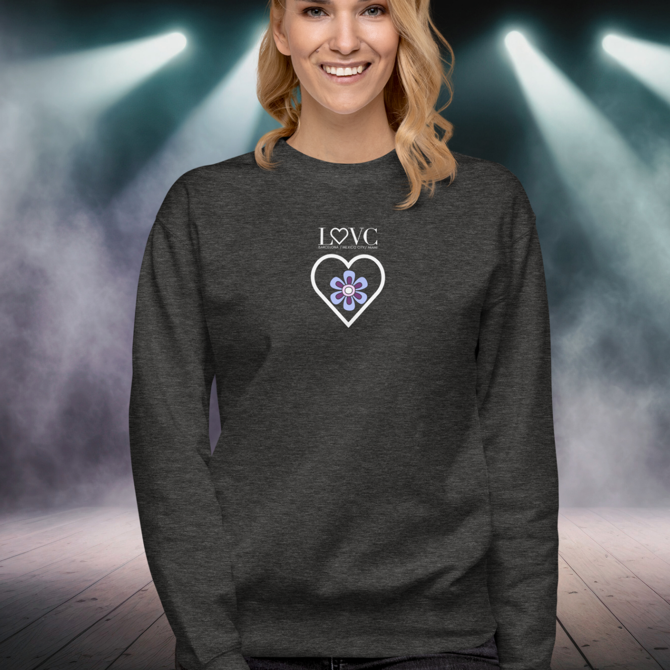 SUDADERA GRUESA MUJER FLOWER