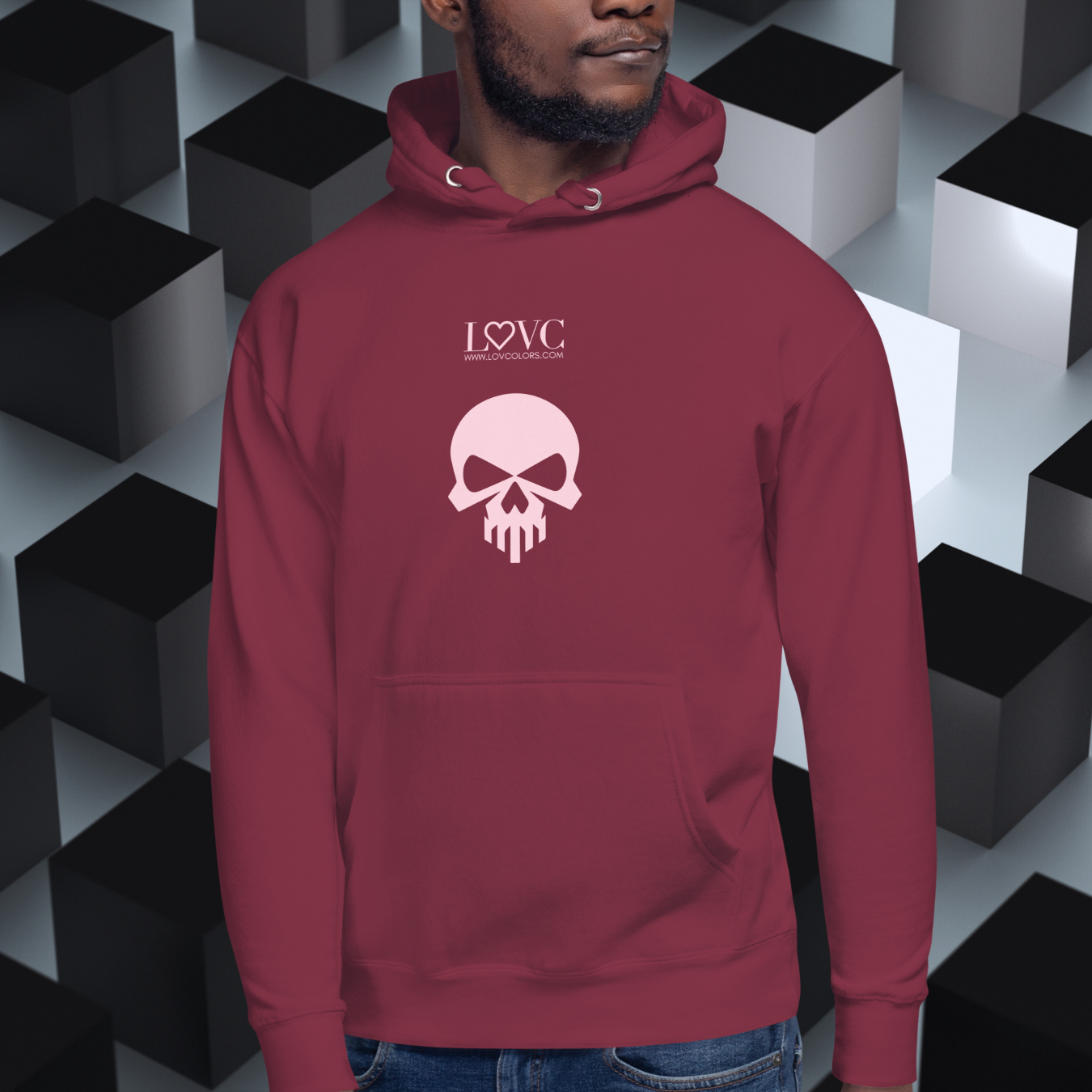 HOODIE CON CAPUCHA HOMBRE SKULL