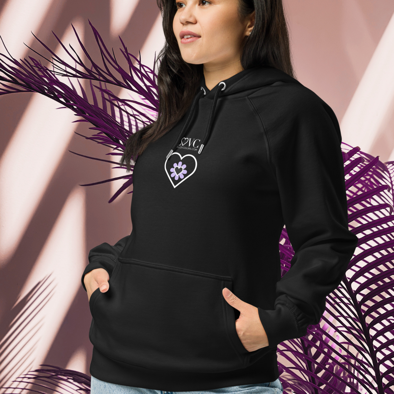 HOODIE CON CAPUCHA ECO MUJER CUORE