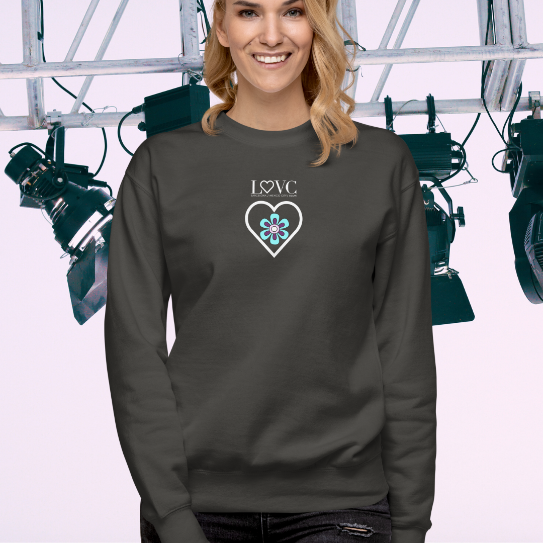SUDADERA GRUESA MUJER FLOWER