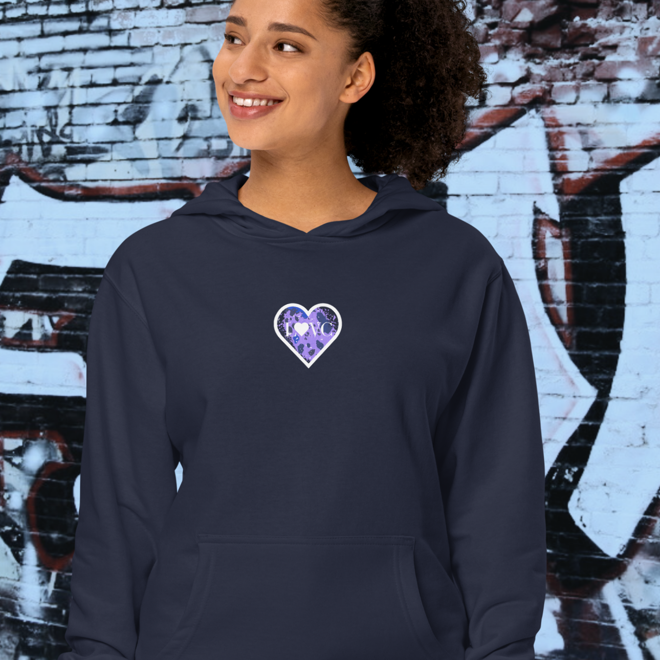 HOODIE PREMIUM CON CAPUCHA MUJER ANIMAL PRINT