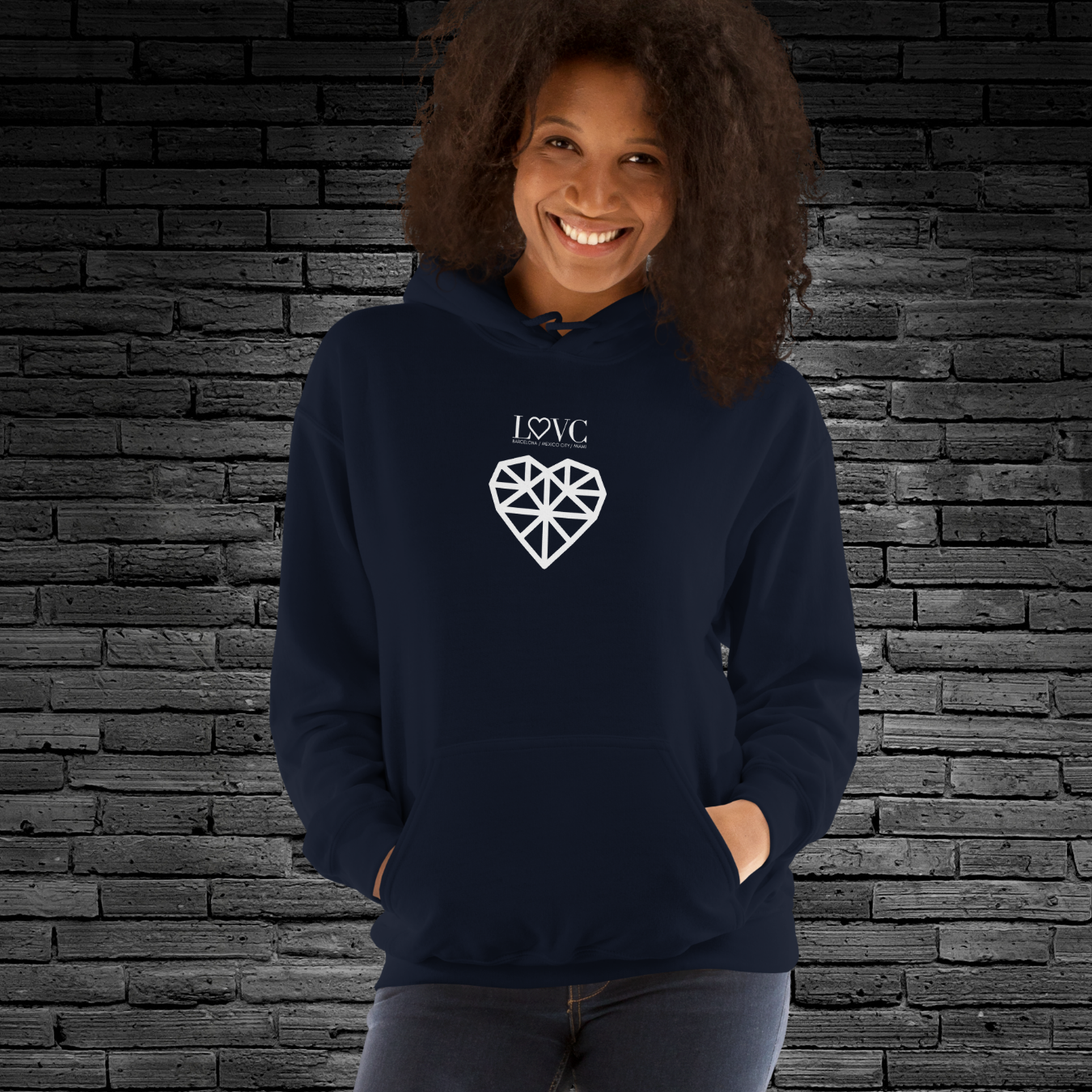 HOODIE CON CAPUCHA MUJER DIAMOND